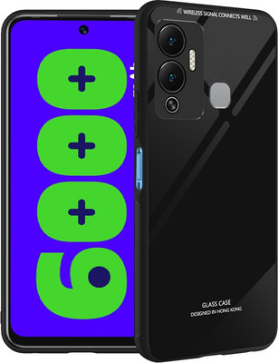 Wowcase Back Cover for Infinix Hot 12 Play(Black, Camera Bump Protector, Pack of: 1)