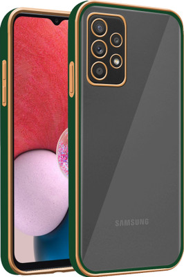 SMARTPOCKET Back Cover for Samsung Galaxy A13(Green, Gold, 3D Case, Pack of: 1)