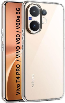 Flipkart SmartBuy Back Cover for Vivo V60e 5G(Transparent, Grip Case, Silicon, Pack of: 1)