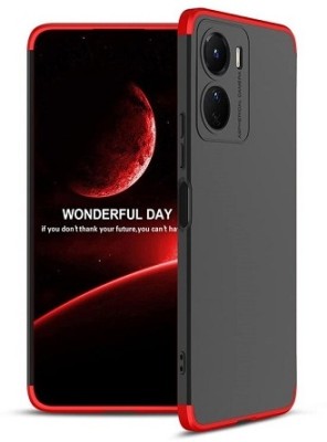 AKSP Back Cover for Dual-color finish,ultra-thin slim design for front and back Vivo y16(Red, Black, Red, Hard Case, Pack of: 1)