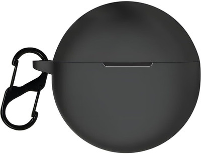 SUNGROW Back Cover for for Silicone Case Cover For Oppoo Enco Buds 2(Black, Shock Proof, Silicon, Pack of: 1)