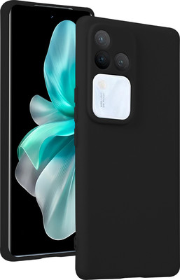 KartV Back Cover for Vivo V30 Pro 5G(Black, Camera Bump Protector, Pack of: 1)