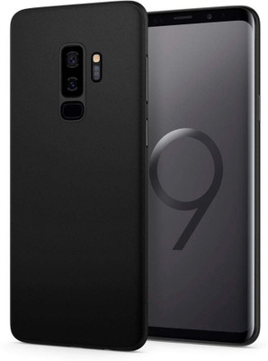 zaperhub Back Cover for Samsung Galaxy S9 Plus(Black, Silicon)