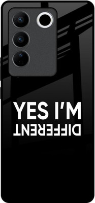 Hocopoco Back Cover for Vivo V27 5G(Black, Grip Case, Pack of: 1)