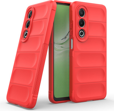 GLOBAL NOMAD Back Cover for OPPO K12x 5G(Red, 3D Case, Silicon, Pack of: 1)