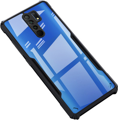 GLOBAL NOMAD Back Cover for Mi Redmi 9 Prime, POCO M2, POCO M2 Reloaded(Black, Shock Proof, Pack of: 1)