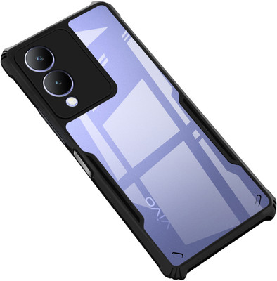 GLOBAL NOMAD Back Cover for Vivo Y28 5G(Black, Shock Proof, Pack of: 1)