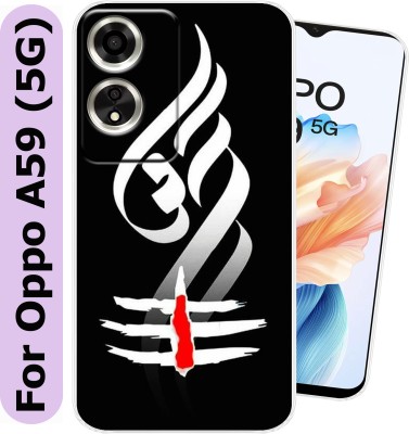 Hostprint Back Cover for Oppo A59 (5G)(Transparent, Flexible, Silicon, Pack of: 1)