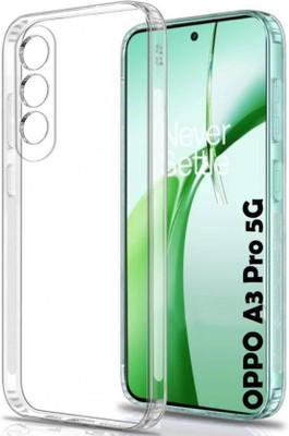 VRYHK Back Cover for OPPO A3 Pro(White, Flexible, Silicon, Pack of: 1)