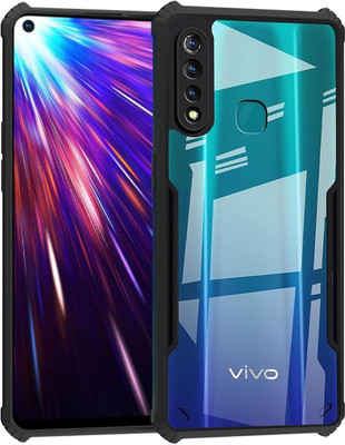 SUCH Back Cover for Back Cover for Vivo Z1 Pro-1951 Eagle Back Cover (Black, Pack of: 1)(Black, Camera Bump Protector)