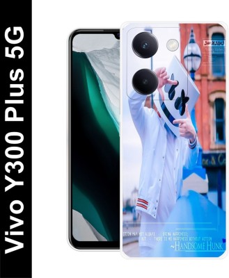 COVERBAK Back Cover for Vivo Y300 Plus 5G, V2422(Blue, Flexible, Silicon, Pack of: 1)