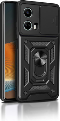 GLOBAL NOMAD Back Cover for Motorola Edge 50 Fusion, Moto Edge 50 Fusion(Black, Rugged Armor, Pack of: 1)