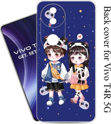 Kotuku Back Cover for vivo T4R 5G For Cute Girls Back Cover(Multicolor, Dual Protection, Silicon, Pack of: 1)