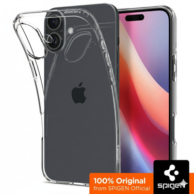 Spigen Back Cover for Apple iPhone 16(Transparent, Grip Case, Pack of: 1)