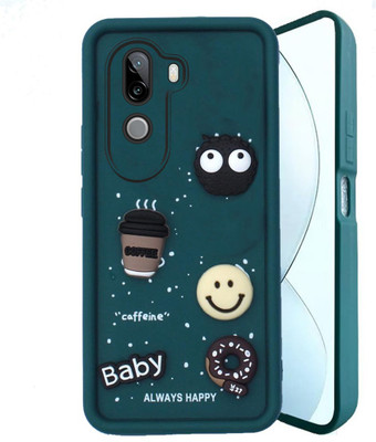 Micvir Back Cover for iQOO Z9s 5G(Green, Silicon, Pack of: 1)