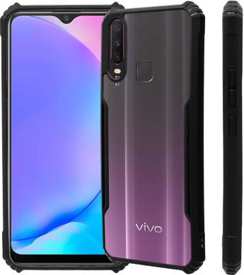 SRT Back Cover for Vivo Y17(Black, Pack of: 1)