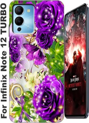 Sheorano Back Cover for Infinix Note 12 Turbo 2789(Maroon, Dual Protection, Silicon, Pack of: 1)