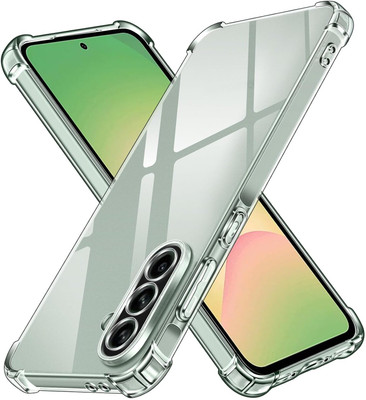Lustree Back Cover for Samsung Galaxy F36 5G(Transparent, Shock Proof, Silicon, Pack of: 1)