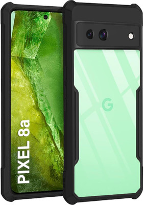 RichCell Back Cover for Google Pixel 8A(Black, Pack of: 1)