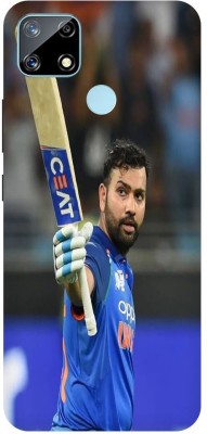 Indus Back Cover for Realme Narzo 20- HITMAN: ROHIT: SHARMA: IPL:MI(Blue, Hard Case, Pack of: 1)