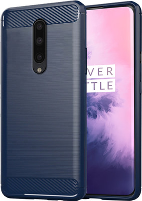 Pikkme Back Cover for OnePlus 7 Pro(Blue, Camera Bump Protector, Pack of: 1)