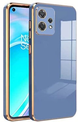 ALLNEEDS Back Cover for Realme 9 4G |View Electroplated Chrome 6D Case Soft TPU(Blue, Camera Bump Protector, Silicon, Pack of: 1)