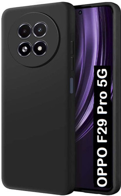 Kglhub Back Cover for OPPO F29 Pro 5G(Black, Camera Bump Protector, Silicon, Pack of: 1)