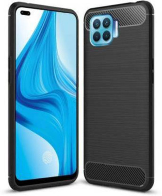 SRT Back Cover for Oppo F17 Pro(Black, Pack of: 1)