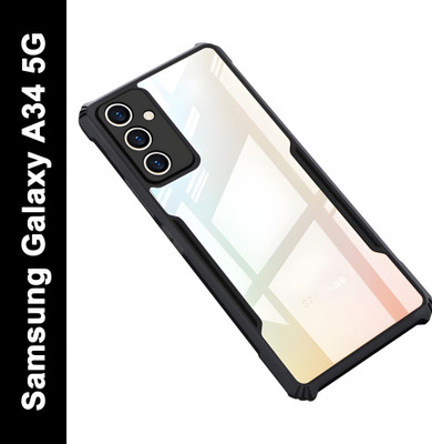 King Maker Back Cover for Samsung Galaxy A34 5G(Black, Dual Protection, Pack of: 1)