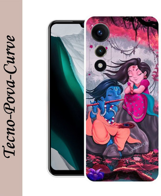 JAIKARA Back Cover for Tecno Pova Curve(Multicolor, Dual Protection, Silicon, Pack of: 1)
