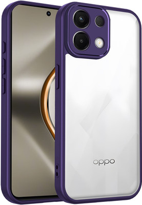 Flipkart SmartBuy Back Cover for OPPO K13 5G(Purple, Transparent, Camera Bump Protector, Pack of: 1)