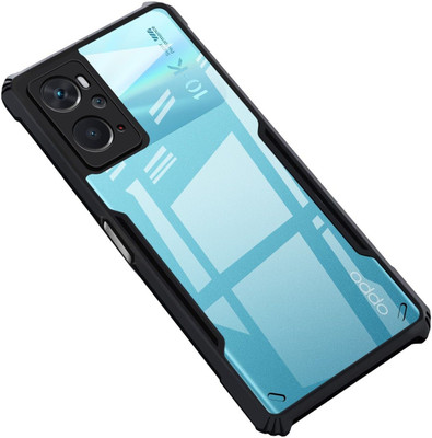 ISH COVER Back Cover for Realme 9i, Oppo K10 4G(Black, Camera Bump Protector, Pack of: 1)