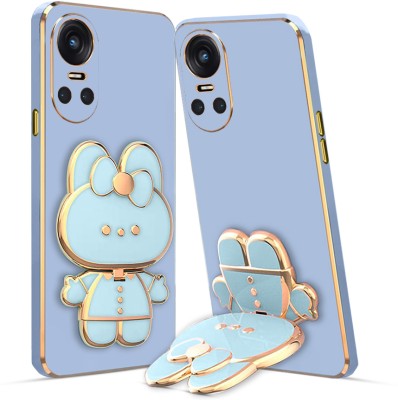 GLOBAL NOMAD Back Cover for OPPO Reno 10 Pro 5G(Blue, Stand, Silicon, Pack of: 1)