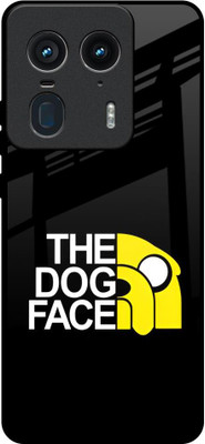 QRIOH Glass Back Cover for Motorola Edge 50 Ultra 5G(Black, Grip Case, Pack of: 1)