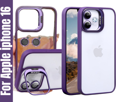 RTK Back Cover for iPhone 16(Purple, Cases with Holder)
