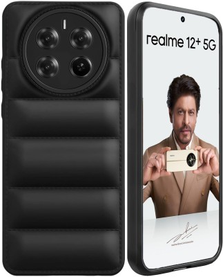 RESOURIS Back Cover for Realme 12 Plus 5G, realme P1 5G, realme NARZO 70 5G, realme narzo 70 5G, realme Narzo 70 Pro 5G(Black, Puffer, Silicon, Pack of: 1)