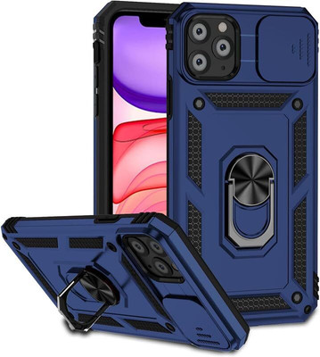 CONNECTPOINT Bumper Case for iPhone 11 Pro Max(Blue, Ring Case, Pack of: 1)
