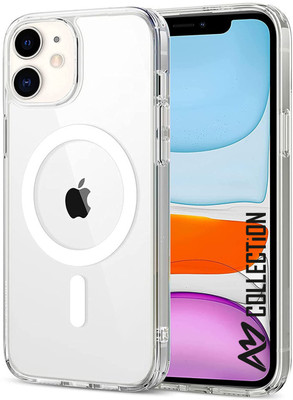 am collection Back Cover for Apple Iphone 12/ 12 pro Transparent Magsafe Mobile Back Cover(Transparent, Magsafe, Pack of: 1)