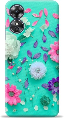 Crafter Back Cover for Oppo A17(Blue, Shock Proof, Pack of: 1)