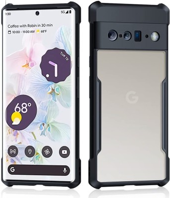 O2MG Back Cover for Google Pixel 7 Pro(Transparent, Black, Shock Proof, Silicon, Pack of: 1)