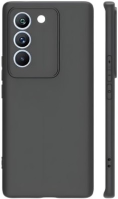 ALONZO Back Cover for Vivo Y200E 5G Back Case(Black, Shock Proof, Pack of: 1)