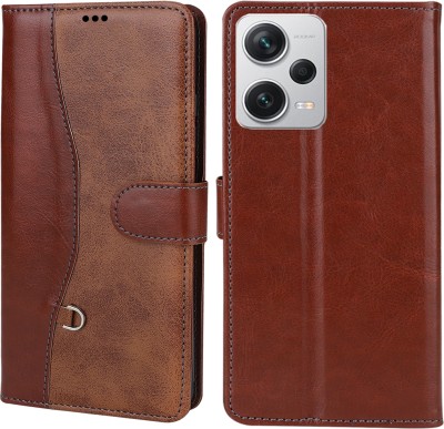 MG Star Back Cover for Xiaomi Redmi Note 12 Pro+ 5G(Brown, Grip Case, Pack of: 1)