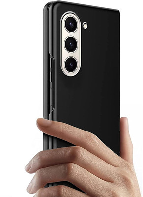 Elica Back Cover for Samsung Galaxy Z Fold 5 5G(Black, Hard Case, Pack of: 1)