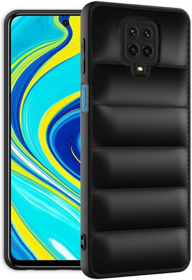 Micvir Back Cover for Mi Redmi Note 9 Pro(Black, Camera Bump Protector, Pack of: 1)