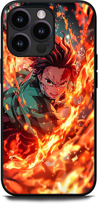 Verax Back Cover for APPLE iPhone 16 Pro Max ( TANJIRO KAMADO ANIME CHARACTER,DEMON SLAYER KIMETSU YAIBA )(Multicolor, Dual Protection, Pack of: 1)