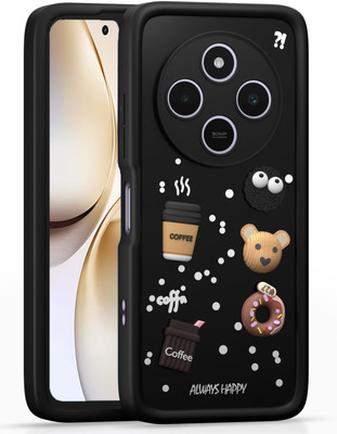 GLOBAL NOMAD Back Cover for REDMI A4 5G(Black, Flexible, Silicon, Pack of: 1)