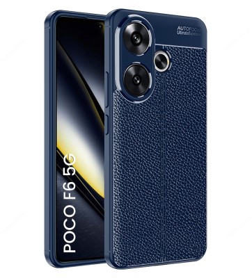 Golden Sand Back Cover for POCO F6 5G(Blue, Shock Proof, Pack of: 1)