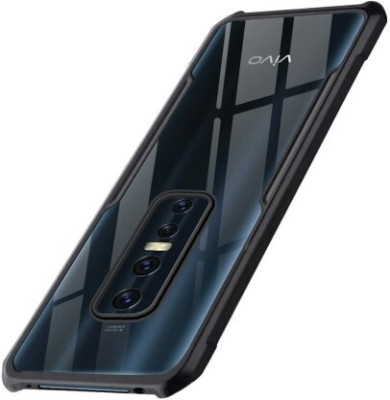 Celltown Back Cover for Vivo V17 Pro(Black, Transparent, Camera Bump Protector, Pack of: 1)