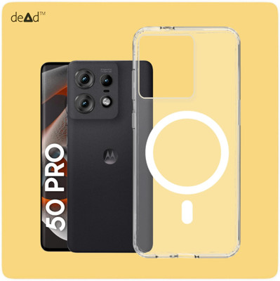 dead Back Cover for Motorola Edge 50 Pro 5G(Transparent, Magsafe, Pack of: 1)