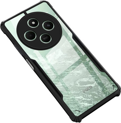 SENT Back Cover for POCO M7 5G(Black, Shock Proof, Pack of: 1)